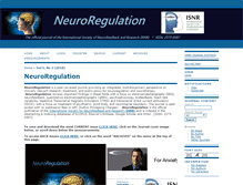 Tablet Screenshot of neuroregulation.org